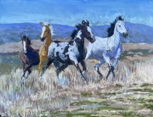 Wild Horses Running