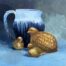 Item 205 Still Life Study -Pitcher and Brass quail, 2 Brass Birds