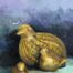 Item mini 348 Still Life Study VIII Brass Quail and 2 Brass birds